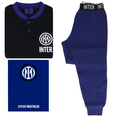 Inter - Pigiama Interlock Ragazzo 10 - Nero_