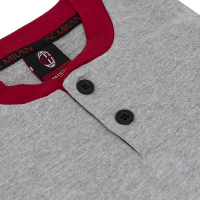 Milan - Pigiama Interlock Ragazzo 12 - Grigio Melange_