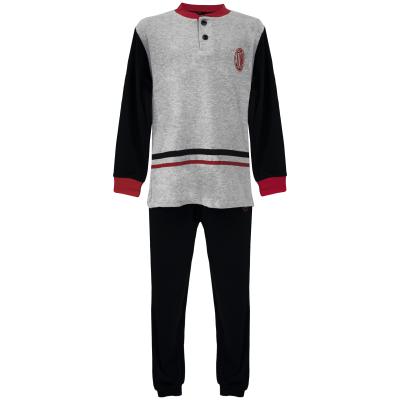 Milan - Pigiama Interlock Ragazzo 12 - Grigio Melange