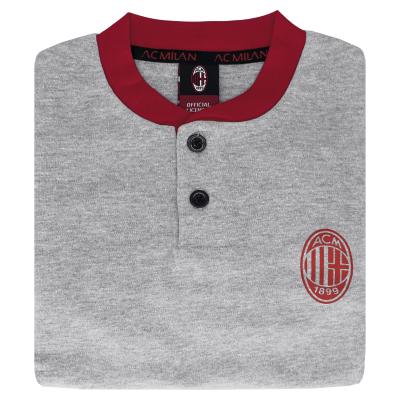 Milan - Pigiama Interlock Ragazzo 12 - Grigio Melange_