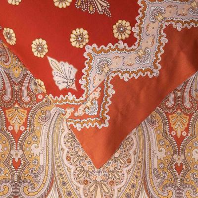 Bassetti Granfoulard Completo Copripiumino Matrimoniale in Raso di puro Cotone Sacco Maxi, Lenzuolo Sotto con angoli, 2 Federe Isolabella R1_