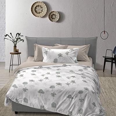 Cogal Fantasia Completo Letto Matrimoniale Due Piazze 8506 Noisette Lenzuola in Caldo Cotone Antipilling