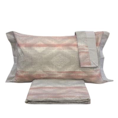 Cogal Parure Copripiumino Matrimoniale Letto Due Piazze 7841 Oyster Grey in Caldo Cotone Antipilling