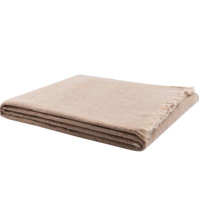 Lanerossi Venere Coperta in pura Lana Merinos Matrimoniale 220x250 cm Beige Chiaro