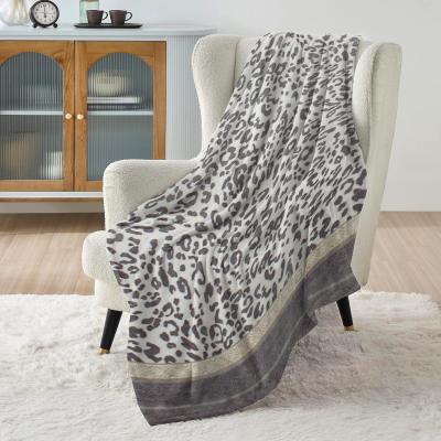 Laura Biagiotti Plaid Divano in Micropile, Animalier Calda Coperta 130x160 cm Morbida e Avvolgente