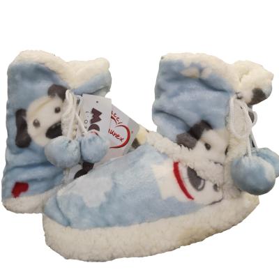 Daunex Pantofole con Antiscivolo Donna PON PON Braccobaldo Azzurro 36/38 Invernale in Pile Agnellato