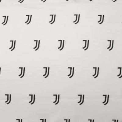 Juventus Federa Cuscino Culla Baby Ufficiale 40x60,  Regalo Neonato, Cotone Anallergico Bianco Nero_