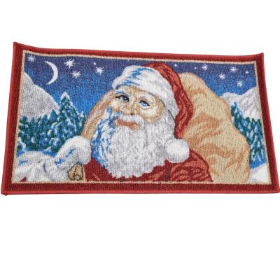 Perlarara - Tappeto Natale 'Babbo Natale Rosso' 40x70 cm