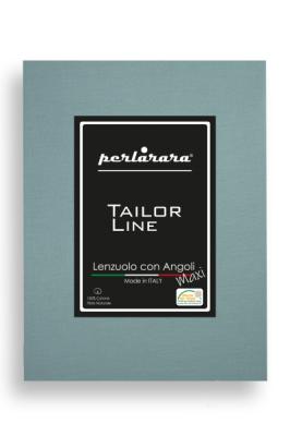 PERLARARA Lenzuolo Una Piazza e Mezza con Angoli, Lenzuolo Cotone Sotto 120x200 cm Elastic-Fit anche per Materasso Alto Teal Blue