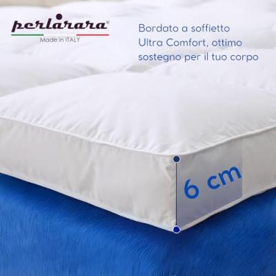 Perlarara Relax Ultra - Topper in piuma Singolo 80x190 cm_