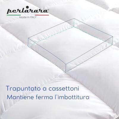 Perlarara Relax Ultra - Topper in piuma Singolo 80x190 cm_