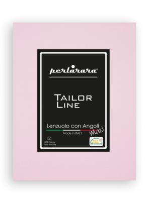 PERLARARA Lenzuolo Singolo con Angoli, Lenzuolo Cotone Sotto 90x200 cm Elastic-Fit anche per Materasso Alto Rosa Selvatica