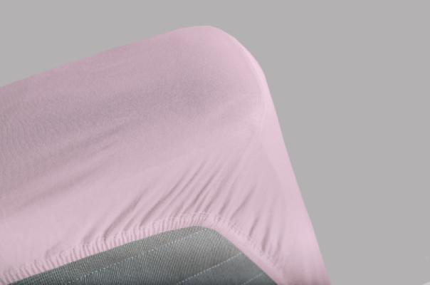 PERLARARA Lenzuolo Singolo con Angoli, Lenzuolo Cotone Sotto 90x200 cm Elastic-Fit anche per Materasso Alto Rosa Selvatica_