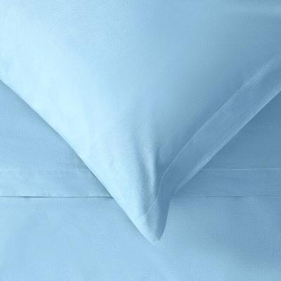 Bassetti Set 2 Federe coppia di due federe per Cuscini Letto 50x80 POP COLOR Cielo CI_