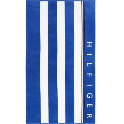 Tommy Hilfiger Telo Mare in Spugna di Cotone Cinigliato - Zoom B2