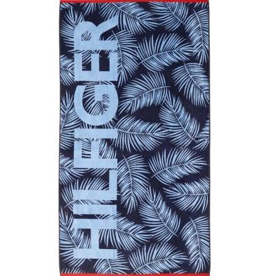 Tommy Hilfiger Telo Mare in Spugna di Cotone Cinigliato - Key West Wave