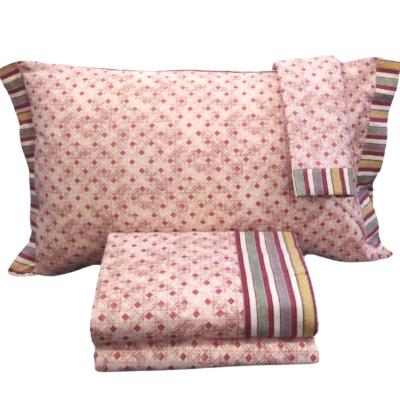 Cogal Completo Letto Matrimoniale Chamonix Sepia Rose Lenzuola Flanella Puro Cotone Antipilling