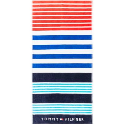 Tommy Hilfiger Telo Mare in Spugna di Cotone Cinigliato - Montauk