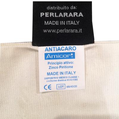 Perlarara Set 2 Copricuscini 40x60 Cuscino Bambini AMICOR Antiacaro Anallergico Antibatterico Antimicotico_