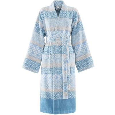 Bassetti Granfoulard Accappatoio Uomo e Donna in Spugna a Kimono Hanami G1, Morbida Spugna di Cotone Jacquard M_