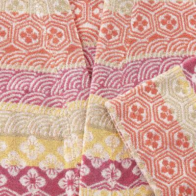 Bassetti Granfoulard Accappatoio Uomo e Donna in Spugna a Kimono Hanami 41, Morbida Spugna di Cotone Jacquard M_