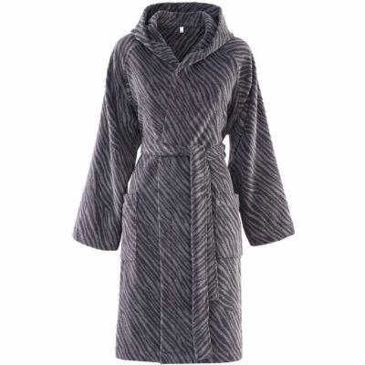 Bassetti Accappatoio Spugna con Cappuccio in Cotone Jacquard Wild, Accappatoi Uomo Donna S