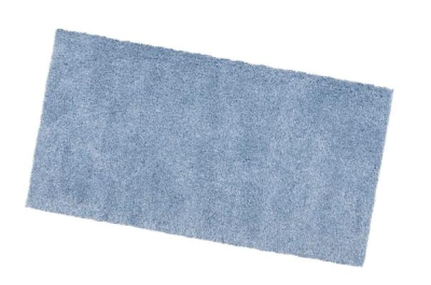 Perlarara Tappeto Bagno Breeze 65X180 Cm In Cotone Azzurro_