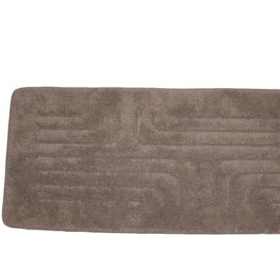 Perlarara Tappeto Bagno Chamade 65X140 Cm In Cotone Terra Chamade_