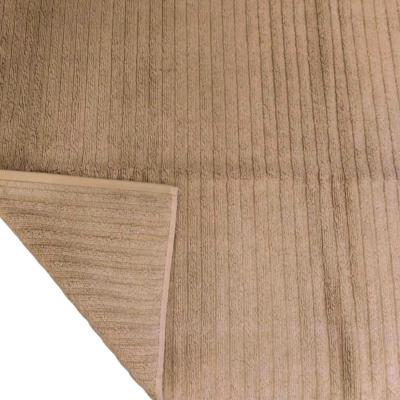 Perlarara Tappeto Bagno Hight Line 60X100 Cm In Cotone Marrone_