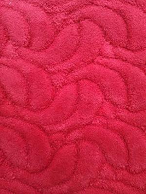 Perlarara Tappeto Bagno Irina 60X130 Cm In Cotone Rosso Irina_