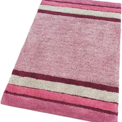 Perlarara Tappeto Bagno Merida 55X90 Cm In Cotone Fucsia_