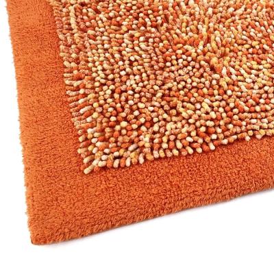 Perlarara Tappeto Bagno One 70X150 Cm In Cotone Arancio_