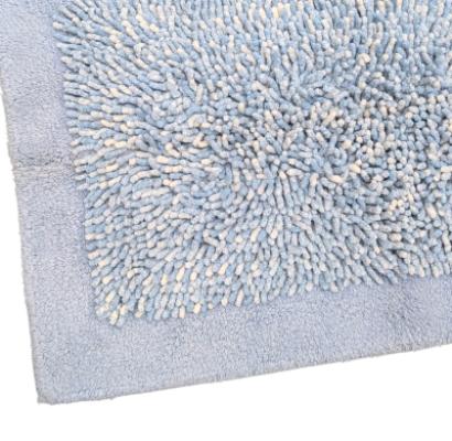 Perlarara Tappeto Bagno One 55X100 Cm In Cotone Azzurro_