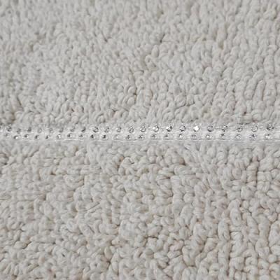 Perlarara Tappeto Bagno Rockstar 50X80 Cm In Cotone Panna_