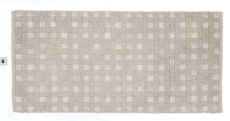 Comera Tappeto Bagno Zulema 55X110 Cm In Cotone Lino_