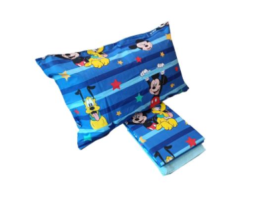 Disney Completo Lenzuola Topolino in Cotone Singolo R873_