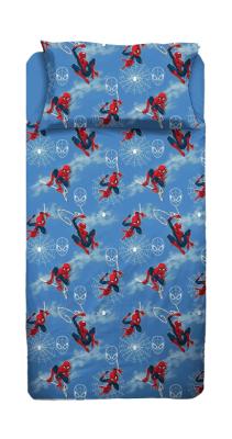 Marvel Completo Lenzuola Spiderman in Cotone Singolo R835_