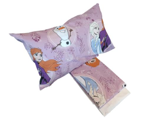 Disney Completo Lenzuola Frozen in Cotone Singolo R866_