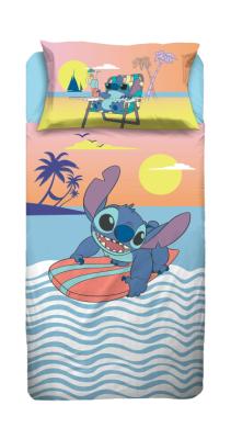 Disney Completo Lenzuola Lilo & Stitch in Cotone Singolo P030_