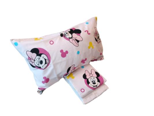 Disney Completo Lenzuola Minnie in Cotone Singolo R880_