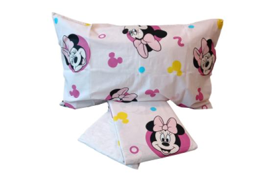 Disney Completo Lenzuola Minnie in Cotone Singolo R880_