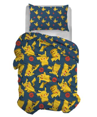 Pokemon Parure Copripiumino Singolo in Cotone R174_