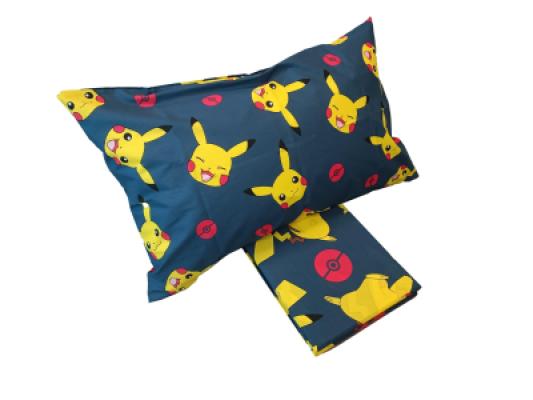 Pokemon Parure Copripiumino Singolo in Cotone R174_