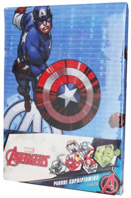 Marvel Parure Copripiumino Singolo Avengers in Cotone R476_