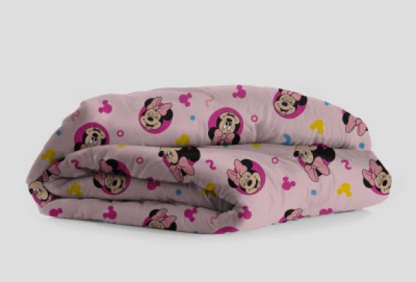 Disney Parure Copripiumino Singolo Minnie in Cotone R958_