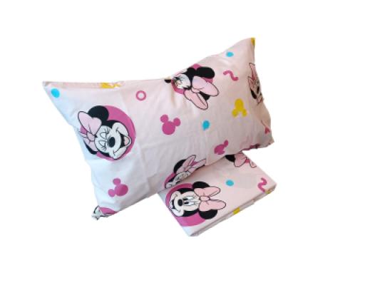 Disney Parure Copripiumino Singolo Minnie in Cotone R958_