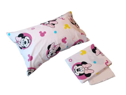 Disney Completo Lenzuola Minnie in Cotone Piazza e Mezza R280_