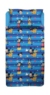 Disney Completo Lenzuola Topolino in Cotone Piazza e Mezza R273_