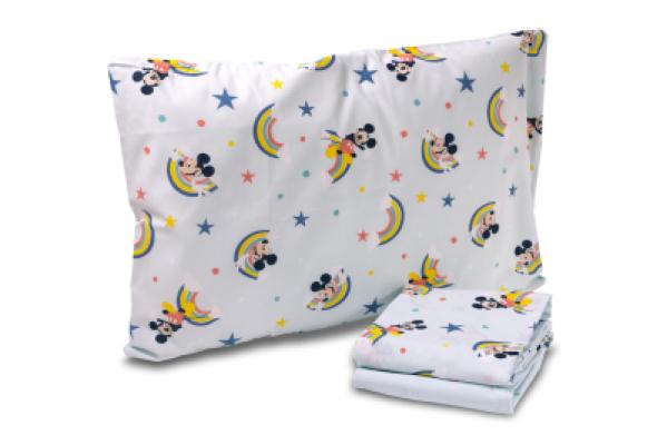 Disney Completo Lenzuola Topolino in Cotone Lettino R339_