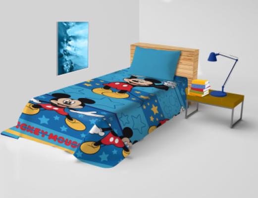 Disney Copriletto / Panamino Topolino in Cotone Singolo R739_